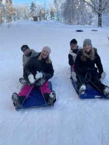 Pulkaåkning med Bsk och LiR