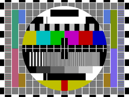 En gammal testbild från SVT som antyder att vi har tekniska problem.