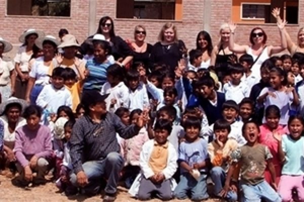 gruppbild från Bolivia