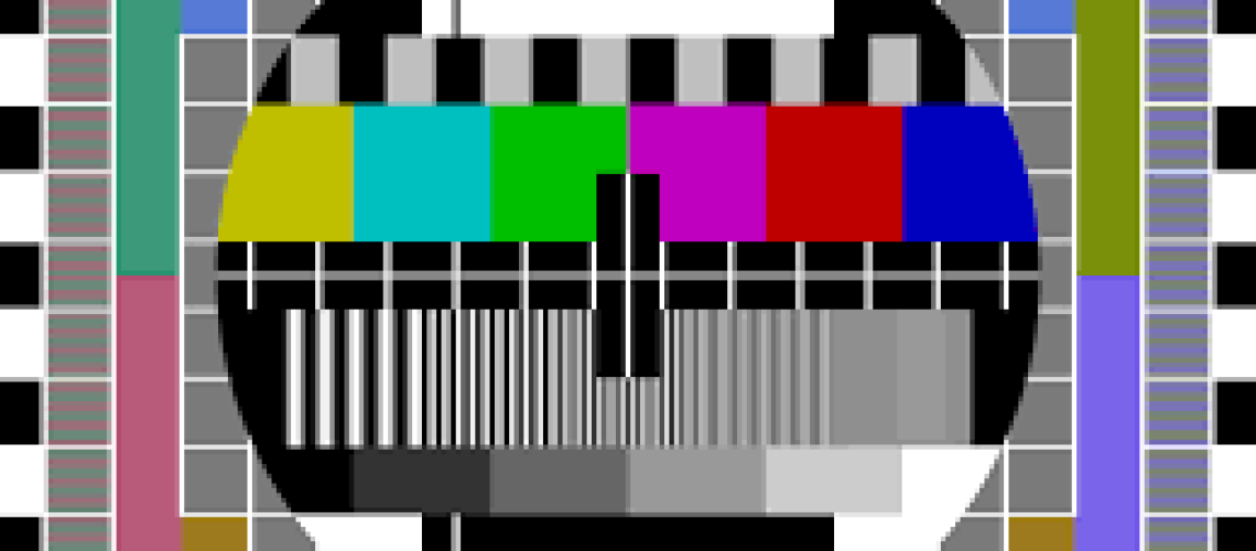 En gammal testbild från SVT som antyder att vi har tekniska problem.